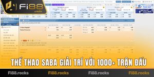 THỂ THAO SABA - GIẢI TRÍ UY TÍN VỚI 1000+ TRẬN ĐẤU MỖI NGÀY THỂ THAO SABA